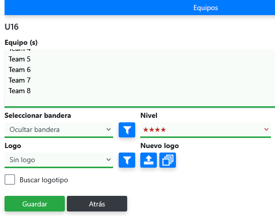 Paso 5: Introducir campos de juego